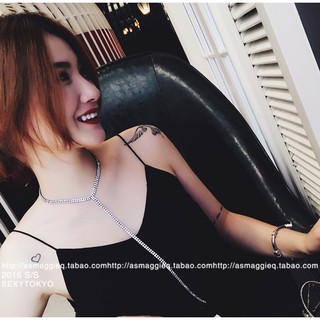 Vòng Cổ Choker Đính Đá Dây Dài