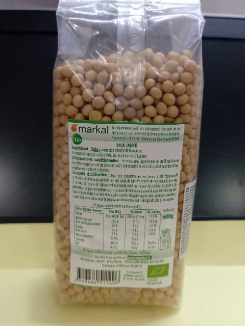 Đậu nành hữu cơ Pháp Markal 500g