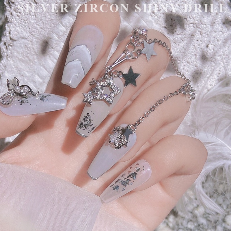 Đá 3D Lấp Lánh Trang Trí Móng Tay Nghệ Thuật