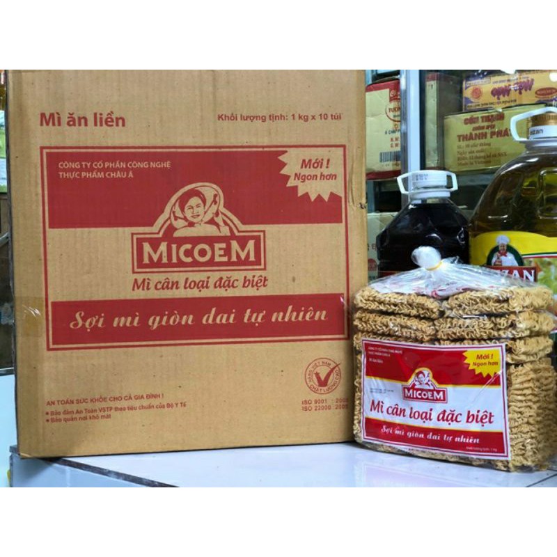 [ Hỏa Tốc ] 1 THÙNG MÌ TÔM CÂN MICOEM.10KG