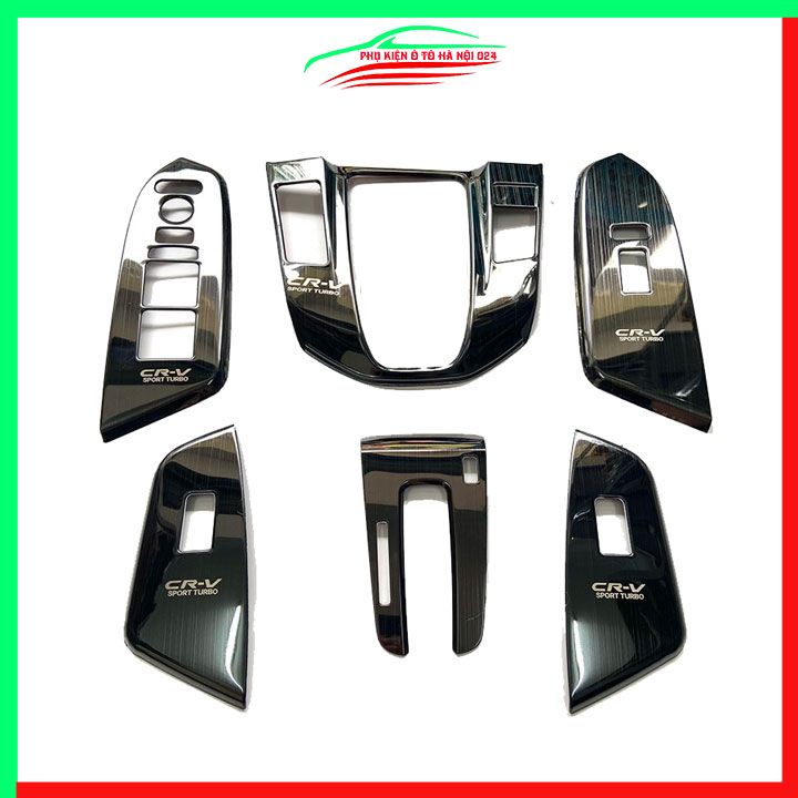 Ốp nội thất cho xe ô tô Honda CR-V 2018-2019 vân Titan bảo vệ chống trầy xước và làm đẹp xe