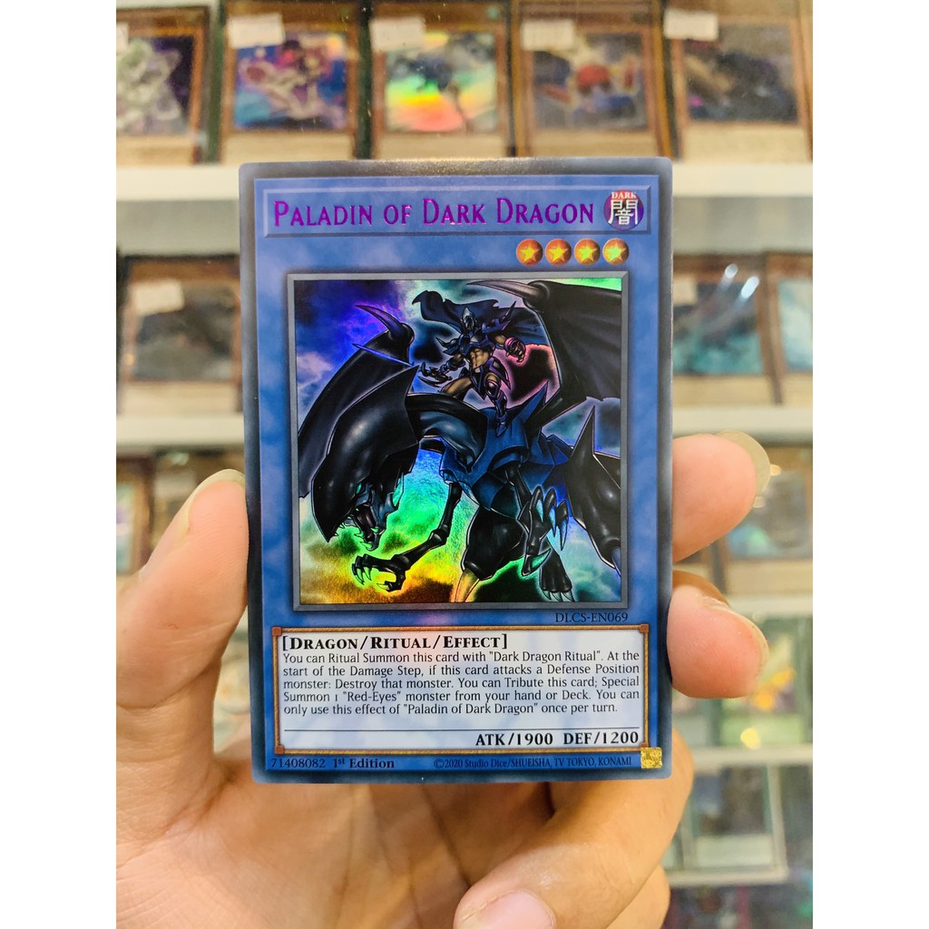 Thẻ Bài Lẻ YugiOh! Mã DLCS-EN069 - Paladin of Dark Dragon - Ultra Rare (Purple) - 1st Edition