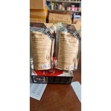 Thuốc duỗi tóc nhỏ tại nhà 16 power cao cấp chất lượng tốt  Chính Hãng  ép siêu thẳng bóng kem thơm ít hôi bảo vệ tóc.