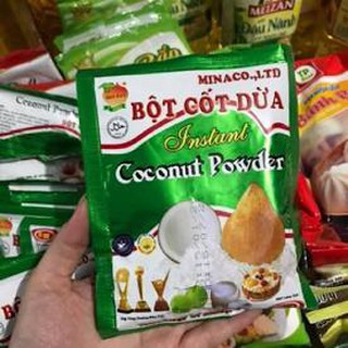 Bột cốt dừa gói 50g thơm ngon, tiện lợi