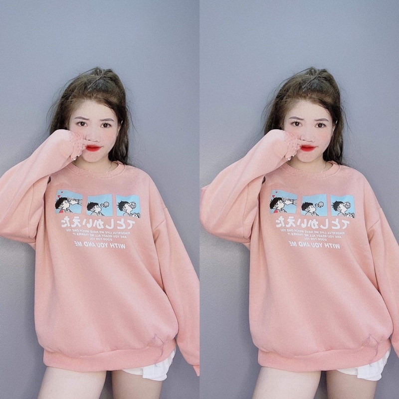 ÁO NỈ CẬU BÉ HỒNG VÀ XANH FRSIZE | BigBuy360 - bigbuy360.vn