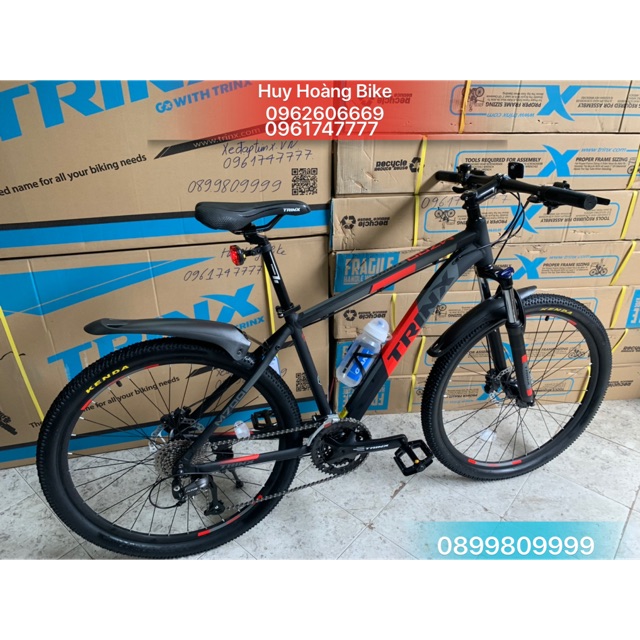 Xe Đạp thể thao Trinx M700 BLack Gray Red 2021