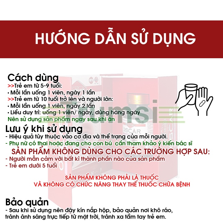 Viên Uống Bổ Măt Giúp Sáng Mắt Cải Thiện Thị Lực Giảm Mờ Mắt Khô Mắt Và Mỏi Mắt Hiệu Quả Oscar Vạn Tam Chính Hãng