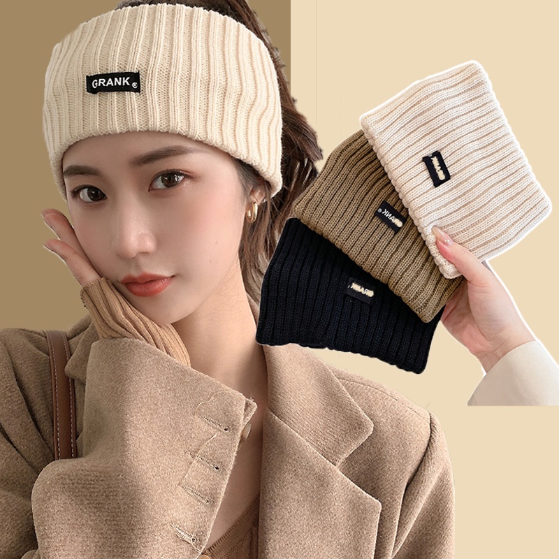 Băng Đô Len Mềm Mại Bản Rộng Thời Trang Hàn Quốc Dùng Khi Rửa Mặt / Nhảy Múa / Chơi Thể