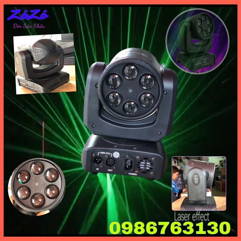 Đèn Moving 6 Mắt Laser Mới,Đèn Sân Khấu,Phòng Bay