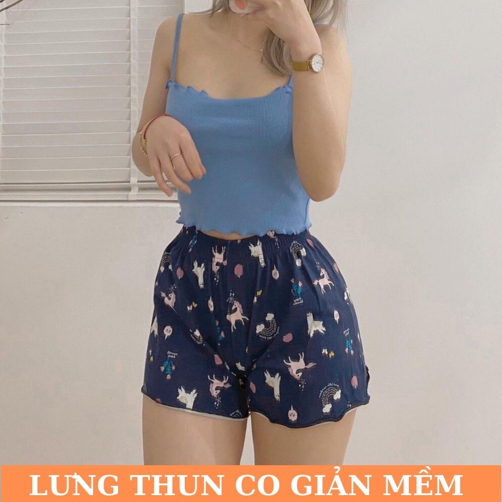 Quần Đùi Nữ Mặc Nhà - Chọn Mẫu Theo Ý Thích, Quần Short Nữ Mặc Nhà Chất Thun Dày Dặn Siêu Đẹp