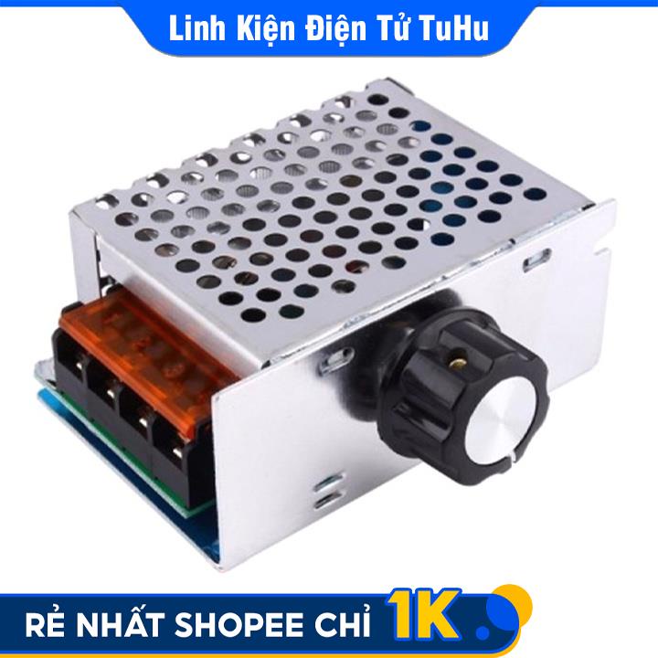 MẠCH DIMMER 4000W SCR - Mạch Điều Khiển Tốc Độ Động Cơ, Độ Sáng Bóng Đèn AC 220VAC
