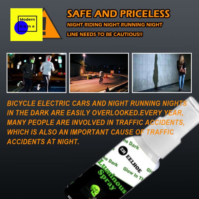 Sơn xịt phản quang chuyên dụng khi lái xe vào ban đêm giúp giữ an toàn