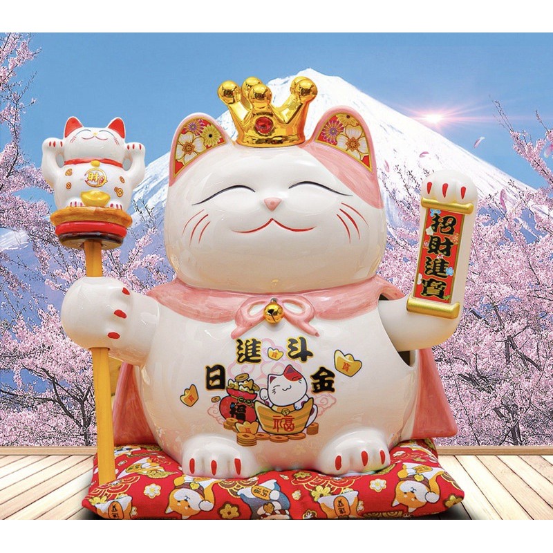 [MÈO THẦN TÀI] [NHIỀU MÀU] MÈO VUA MANEKI NEKO SIÊU DỄ THƯƠNG MANG TÀI LỘC MAY MẮN CHO GIA CHỦ