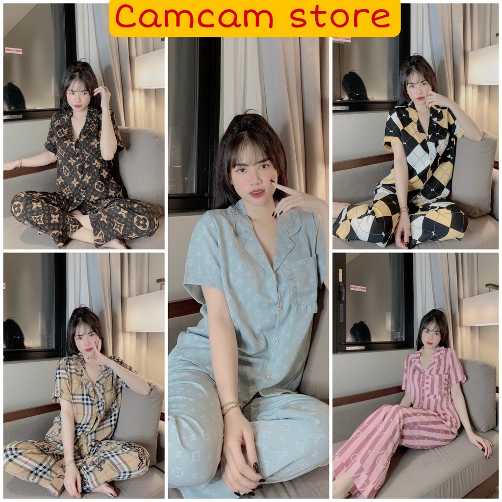 [SIÊU HÓT]hàng Víc RẺ NHẤT SSHOPPE đồ bộ tay ngắn lụa Mango [có hình ảnh+ video shop tự quay]