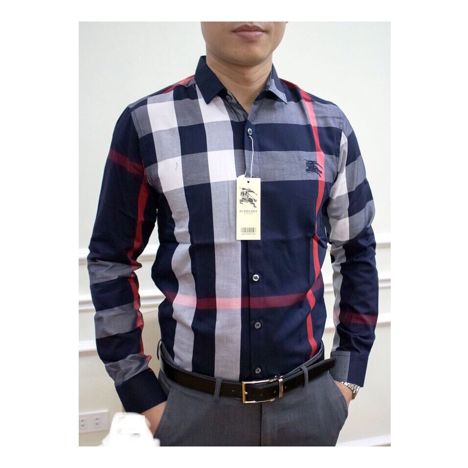 [CAO CẤP - GẤP HỘP] Áo sơ mi nam kẻ BBR vải mát mịn chống nhắn chống phai màu đẳng cấp thời trang nam