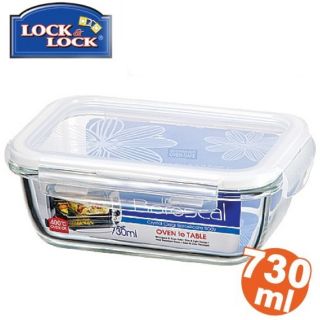 Hộp thủy tinh LOCK&LOCK chịu nhiệt hình chữ nhật LLG430 730ML