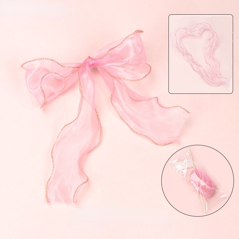 Dải Dây Ruy Băng Trang Trí Bánh Kem Sinh Nhật Đẹp Mắt