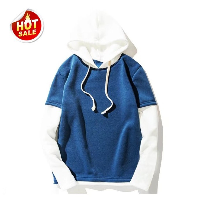 Áo hoodie Nam thời trang phối màu Cá Tính Hot Mùa Thu Đông 2018