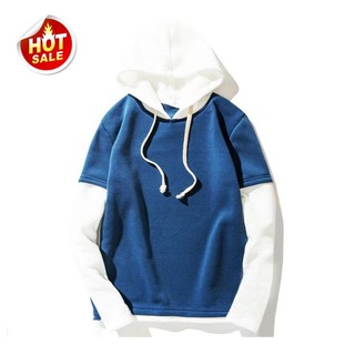 Áo hoodie Nam thời trang phối màu Cá Tính Hot Mùa Thu Đông 2018