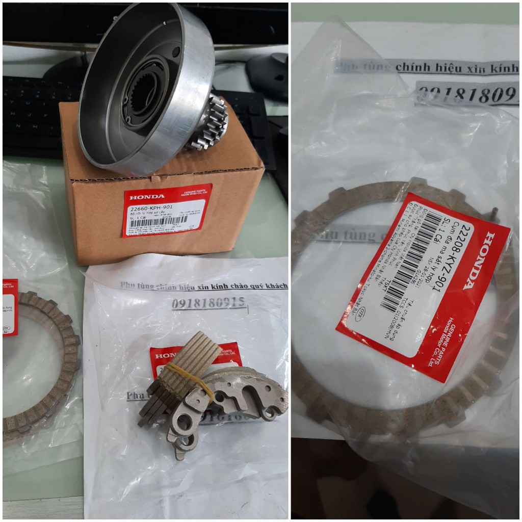 125 côn trước bộ côn sau nồi chuông búa future 125 future béo chính hiệu honda