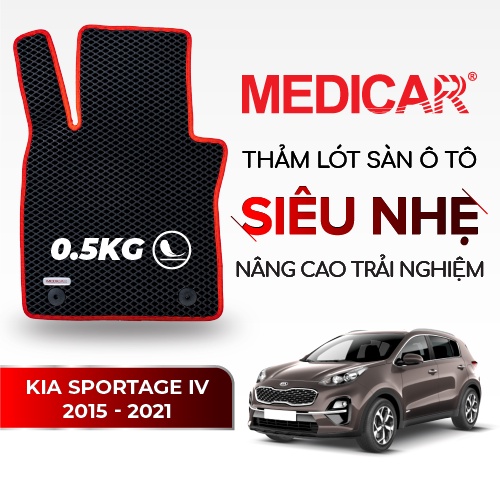 MEDICAR - Thảm Lót Sàn ô tô KIA Sportage (2015 - 2021)