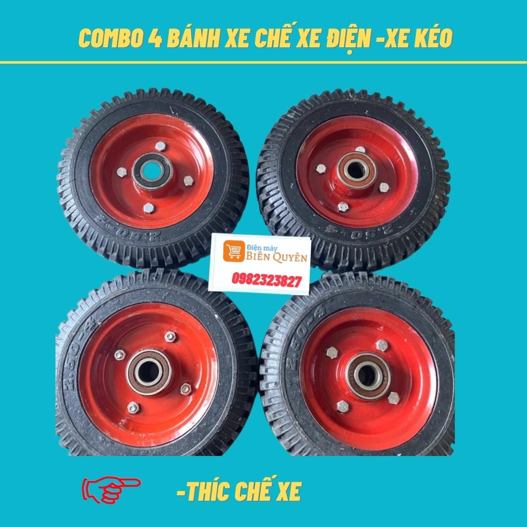 Bánh xe Cao Su Chế Xe Điện, Xe 3 Bánh, 4 Bánh