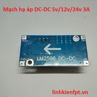 Mạch Hạ Áp 3A  3V-35V LM 2596