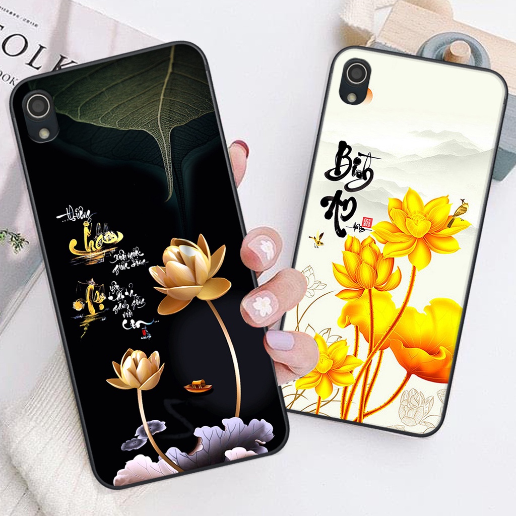 Ốp lưng Vivo Y91C / Y93 KHÔNG VÂN TAY in hình chữ tài chữ lộc, Cha Mẹ, bình an SIÊU ĐẸP