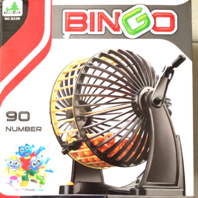 Lô tô quay - spingo 90 số 24 lá