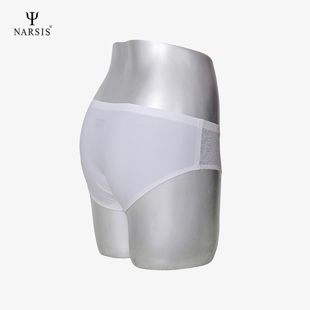 Quần lót nữ seamless Narsis K8033 ép ren màu trắng