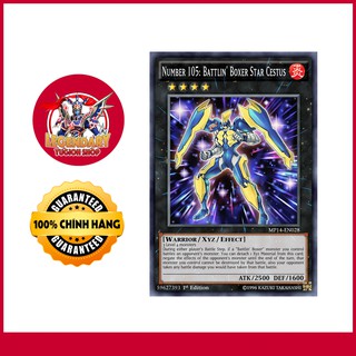 [EN][Thẻ Bài Yugioh Chính Hãng] Number 105: Battlin' Boxer Star Cestus