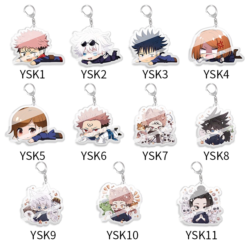 Móc Khóa Gắn Mặt Dây Hình Nhân Vật Anime Yuren Fu Kuro Goku