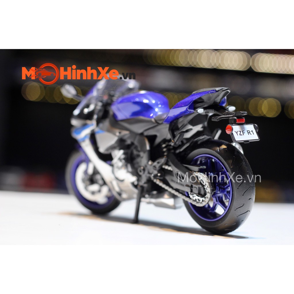 [Mã SRBACK101512 hoàn 20K xu đơn 0Đ] XE MÔ HÌNH YAMAHA YZF-R1 1:12 MSZ