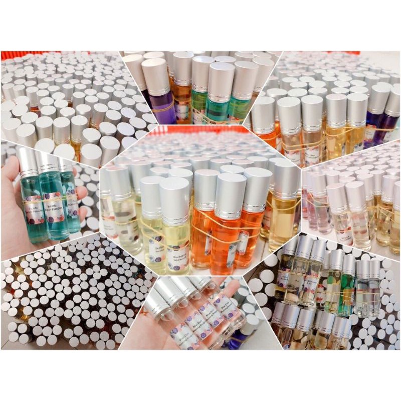 6 chai nước hoa tinh dầu Pháp