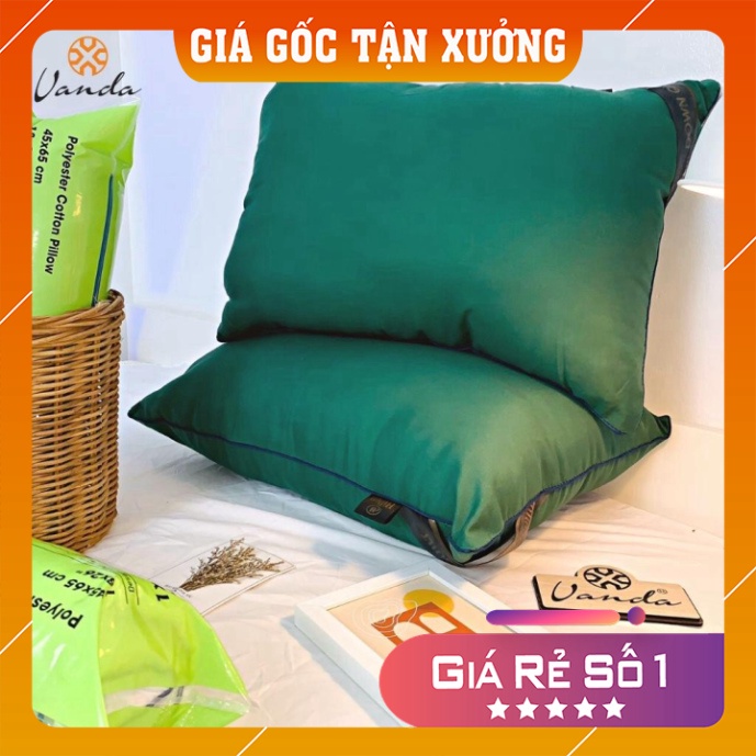 Gối nằm ❤️𝑭𝒓𝒆𝒆𝒔𝒉𝒊𝒑❤️ Ruột gối đầu Hilton lõi bông gòn tinh khiết , gối khách sạn cao cấp