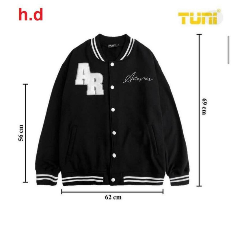 (Rẻ Vô Địch) Áo Bomber gió AR in tim ; jacket form thụng nam nữ unisex