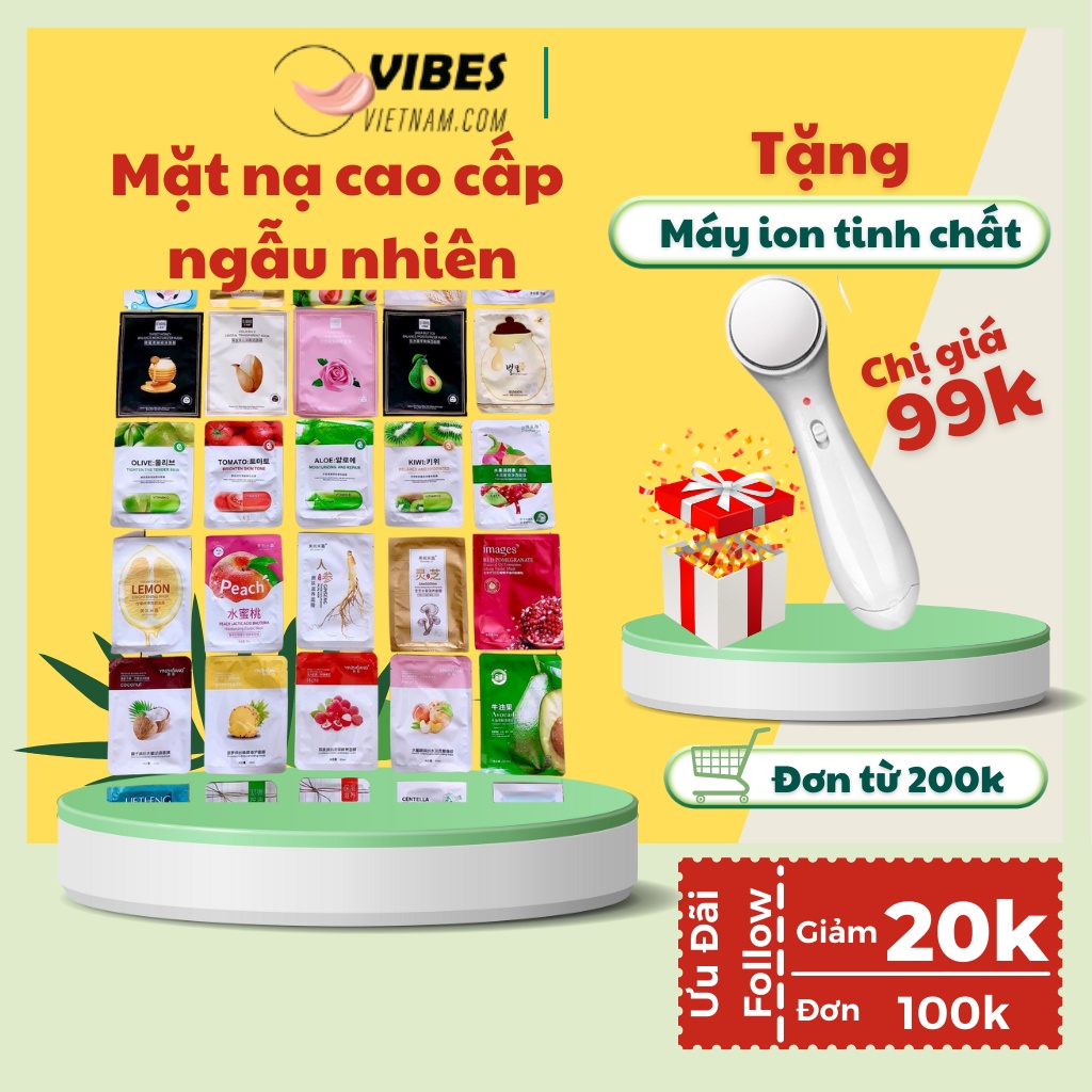 [ 1 miếng ] Mask Cao Cấp Nội Địa Trung Nhiều Mẫu - vibesvietnam