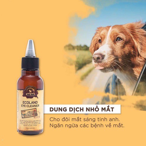 [CHÍNH HÃNG] DUNG DỊCH NHỎ MẮT BUDLE BUDLE CHO CHÓ 120ML