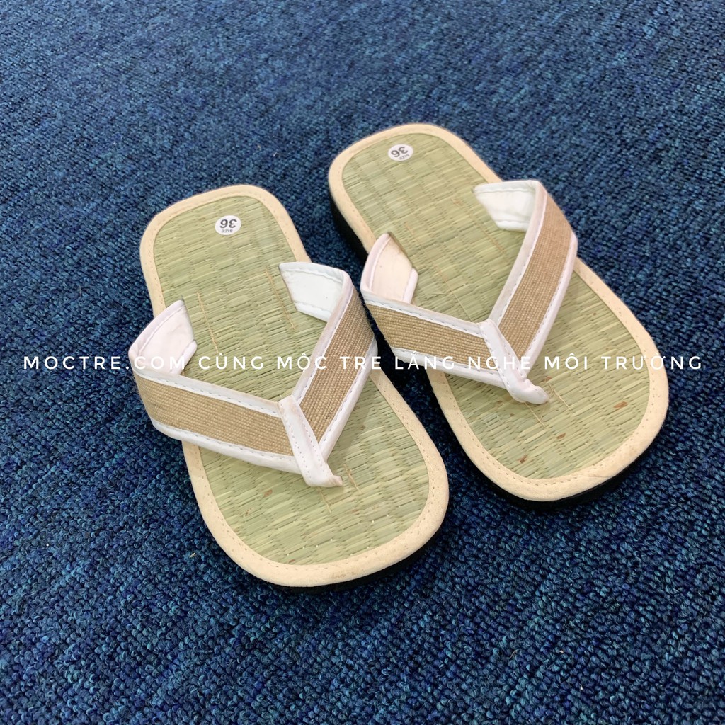 Dép chiếu cói hương quế Mộc Tre