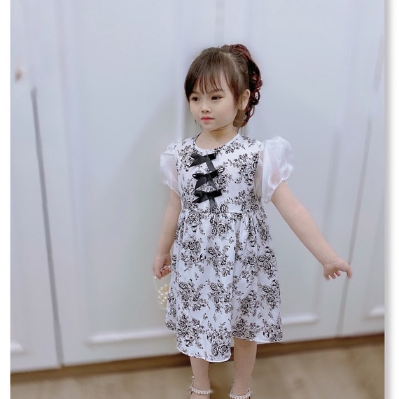 Váy đầm cao cấp cánh tiên cho bé xinh