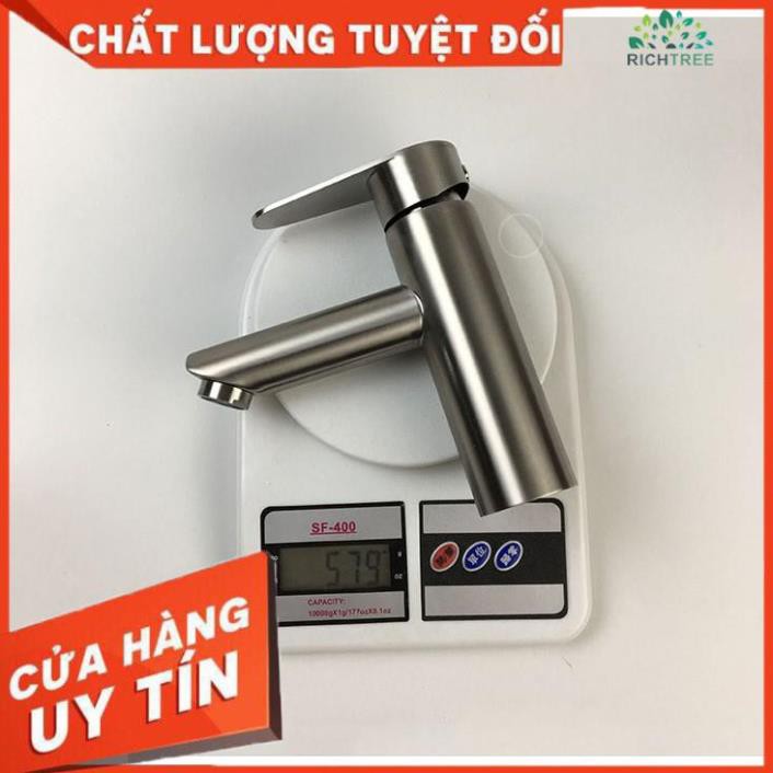 [FREE SHIP] Vòi lavabo nóng lạnh cắm chậu chất liệu inox 304 LVB NL-C17