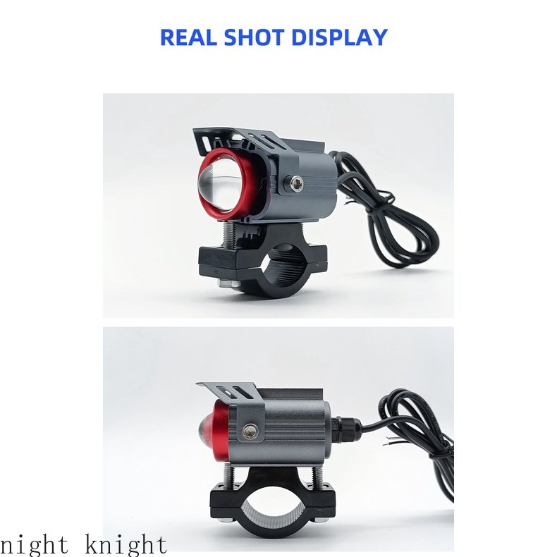 Đèn Pha LED Mini Ánh Sáng Trắng / Vàng Chất Lượng Cao Cho Xe Mô Tô