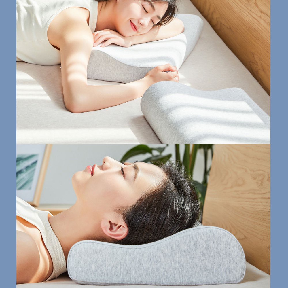 Gối XIAOMI bảo vệ cổ cotton chống vi khuẩn Mijia Neck Memory Pillow