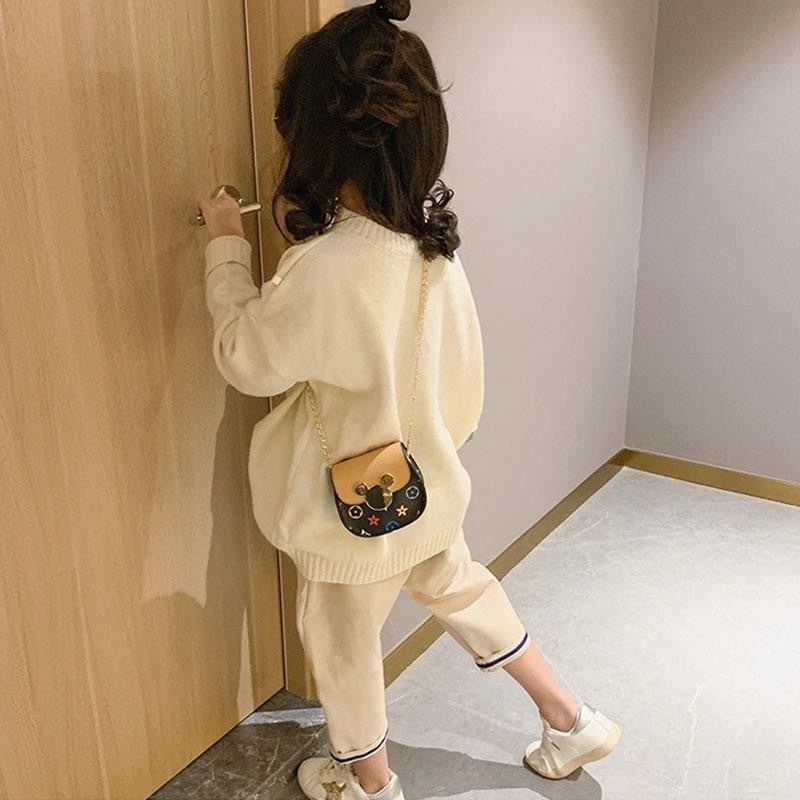 Túi xách cho bé Túi xách mini đeo chéo họa tiết thời trang phong cách Hàn Quốc cho bé gái T04