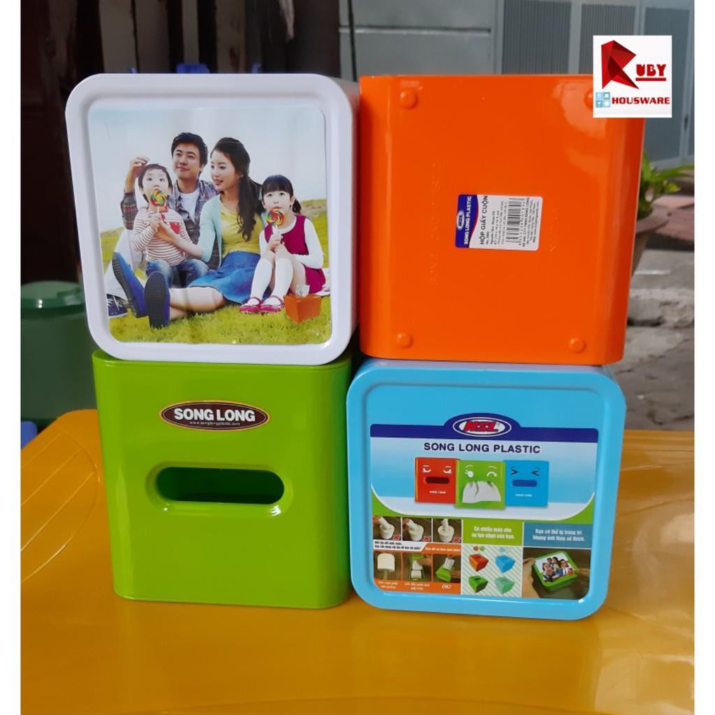 Hộp giấy cuộn - Song Long, hộp giấy thông minh, tiện lợi