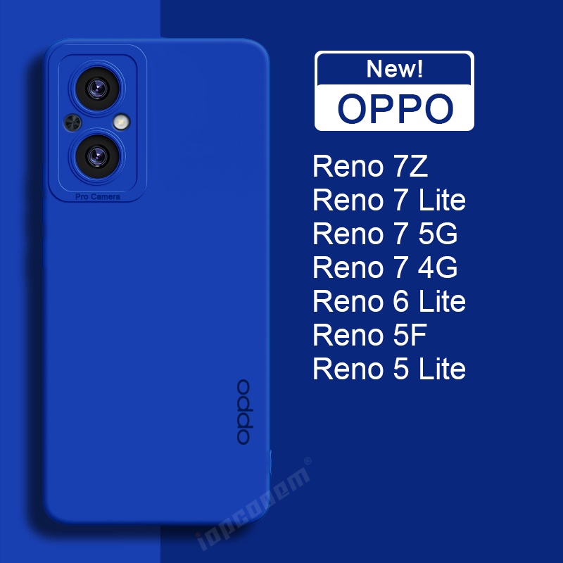 Ốp Điện Thoại Silicone Mềm Bảo Vệ Camera Toàn Diện Cho OPPO Reno 7 5G 7Z 5F 5 6 Lite Reno7 Z 4G