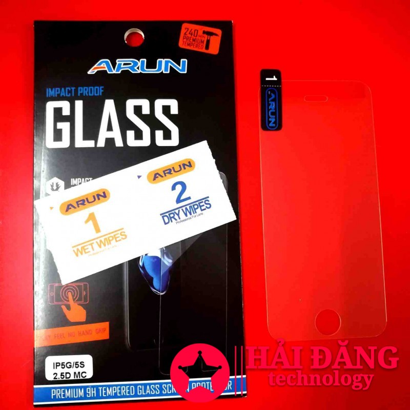 Cường Lực iPhone 5 5S 5SE Hiệu Arun
