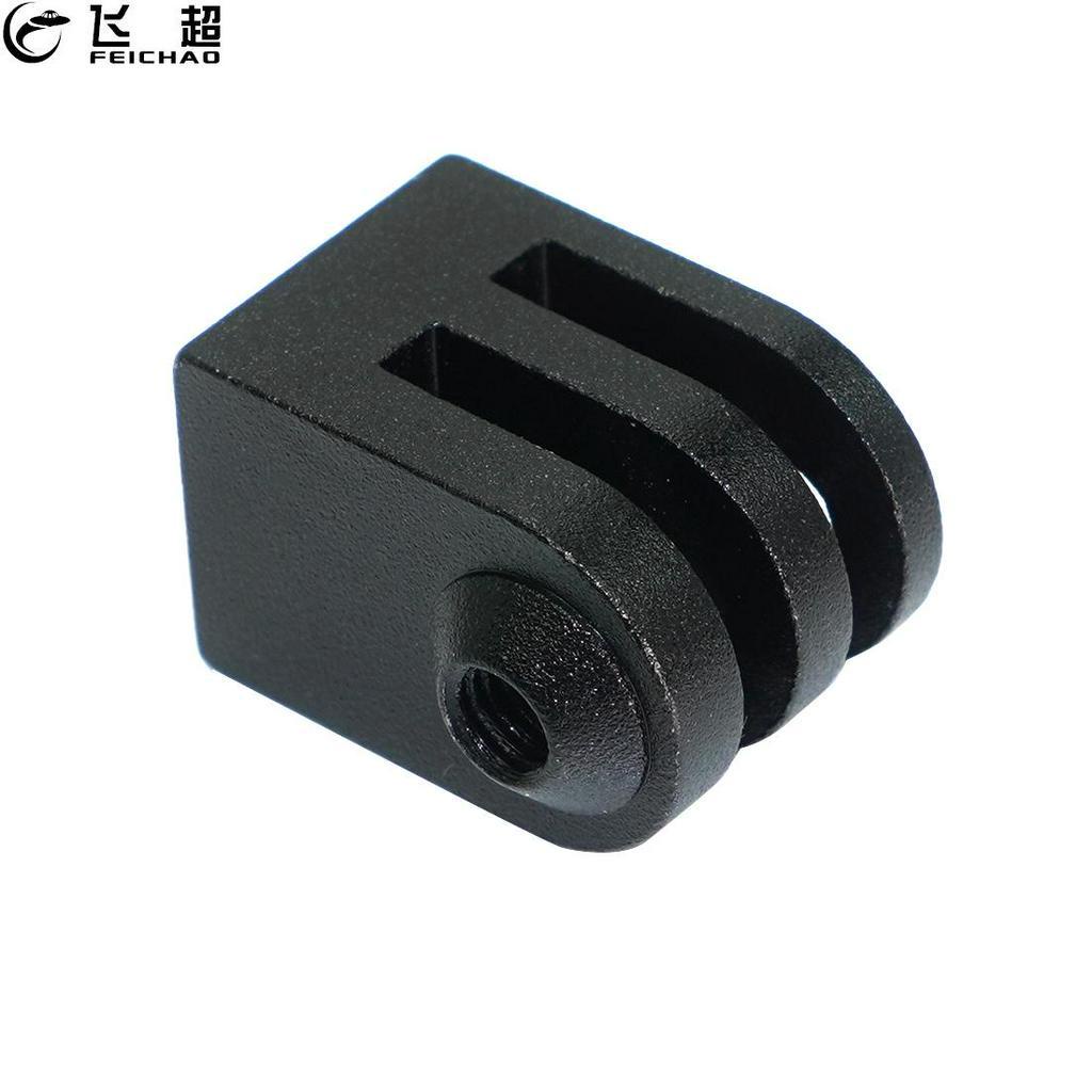 Đầu chuyển đổi giá đỡ 1/4" bằng kim loại CNC màu đen cho Gopro Hero 8 7 6 5 4 SJCAM Yi