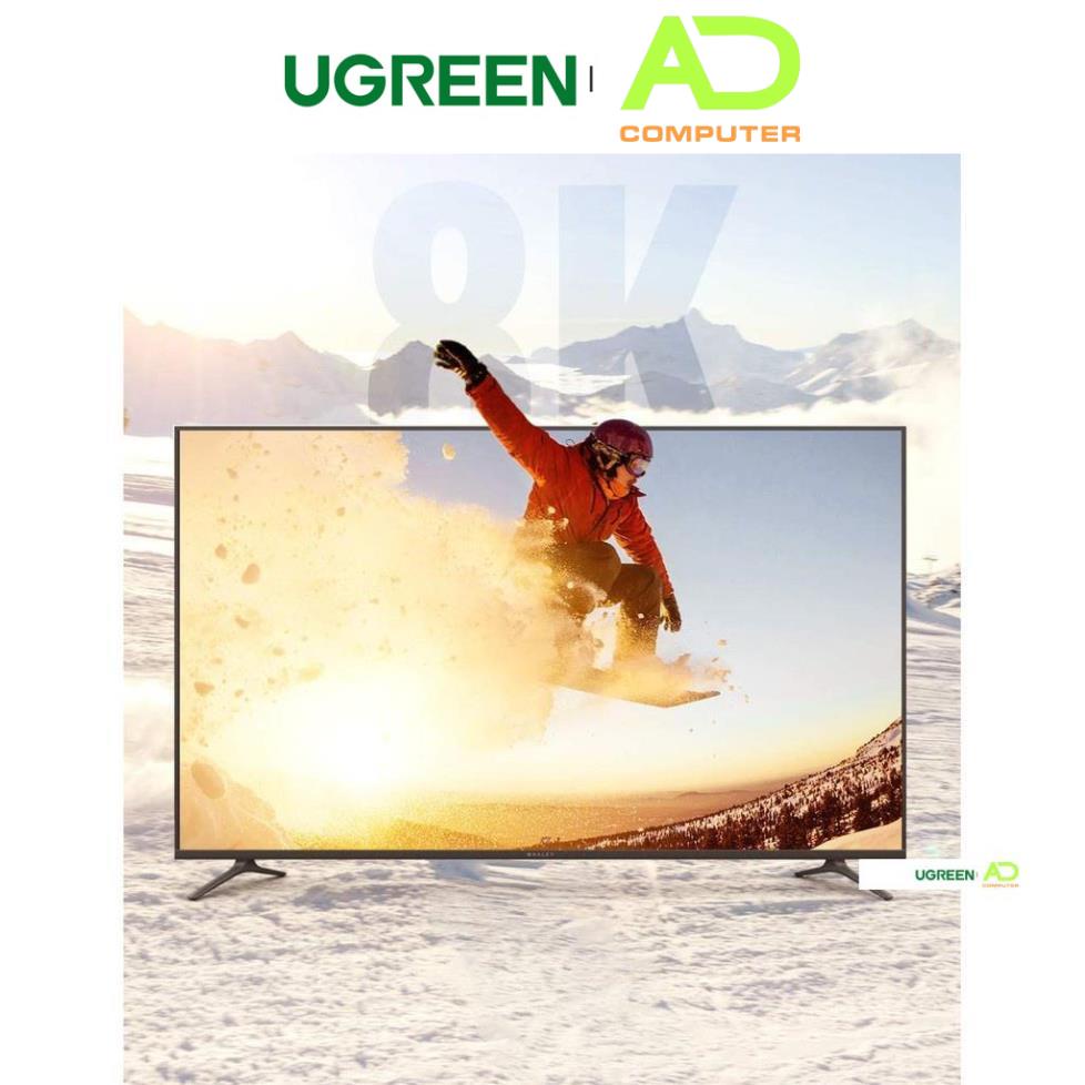 Cáp HDMI 2.1 độ phân giải 8K/60Hz dài 1-2m UGREEN HD135 - Hàng phân phối chính hãng - Bảo hành 18 tháng