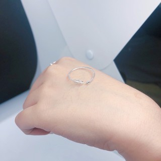 Nhẫn bạc đẹp 💖FREESHIP - Nhẫn lông vũ bạc ta